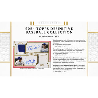 2024 Topps Definitive Baseball Hobby Box