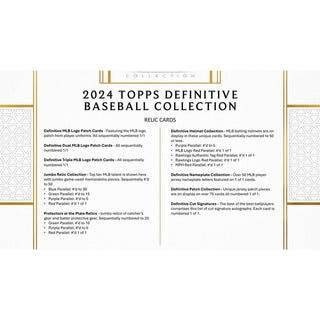 2024 Topps Definitive Baseball Hobby Box