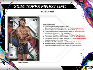 2024 Topps Finest UFC Hobby Mega Box