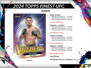 2024 Topps Finest UFC Hobby Mega Box