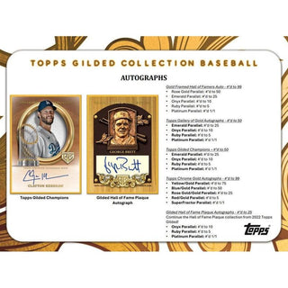 2024 Topps Gilded Collection Baseball Hobby Box PRE-SALE