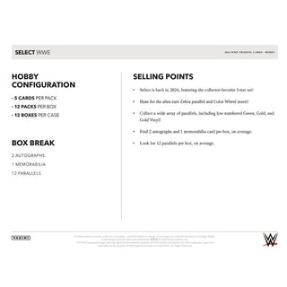 2024 Panini WWE Select Hobby Box