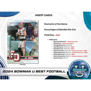 2024 Bowman's Best University Football Breakers Delight Box PRE-SALE