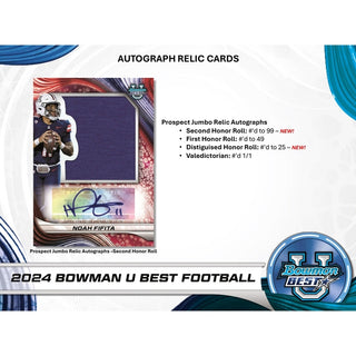 2024 Bowman's Best University Football Breakers Delight Box PRE-SALE