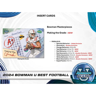 2024 Bowman's Best University Football Breakers Delight Box PRE-SALE