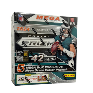 2024 Panini Prizm Mega Box - Neon Green Pulsar