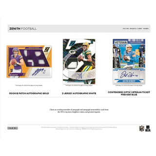 2024 Panini Zenith Football Hobby Box PRE-SALE