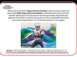 2024 Topps Chrome Football Breaker Delight Hobby Box