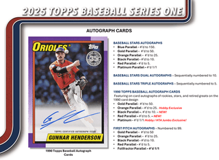 2025 Topps Series 1 Baseball Hobby Breaker Box