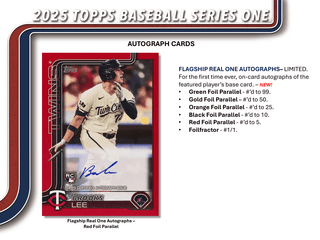 2025 Topps Series 1 Baseball Hobby Breaker Box