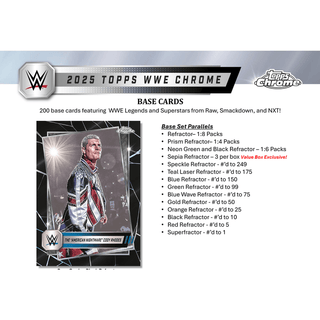 2025 Topps Chrome WWE Value Box