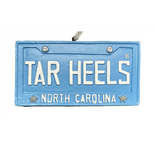 Ornament: UNC Tar Heels - License Plate