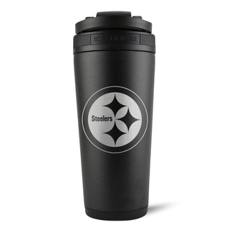 Officially Licensed Pittsburgh Steelers 26oz Ice Shaker - Black