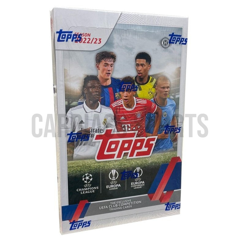 2021-22 Topps UEFA Champions League Soccer Hobby Box (24 Packs/8 Cards: 18  Inserts)