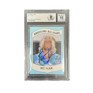 1982 Wrestling All Stars Reprint Ric Flair Beckett 10