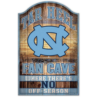 Wood Sign: UNC Tarheels Fan Cave