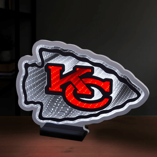 LED Infinity Logo Light: Kansas City Chiefs