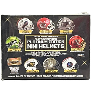 2024 Tristar Hidden Treasures Platinum Edition Football Mini Helmet Box Pre-Sale