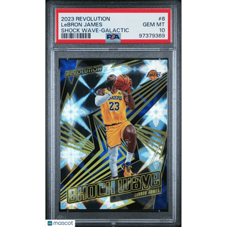 LeBron James 2023 Panini Revolution Shock Wave #6 PSA 10