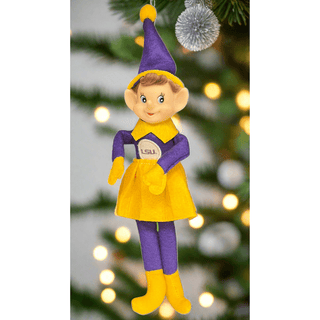 Elf on a Shelf Small Plush: LSU Tigers