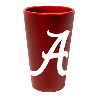 Silicone Pint Glass: Alabama Crimson Tide - Red