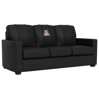 Silver Sofa with Arizona Wildcats