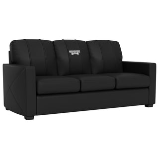 Silver Sofa with Mississippi State Alternate