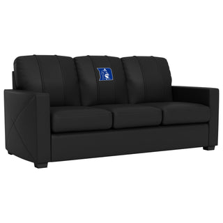 Silver Sofa with Duke Blue Devils Logo