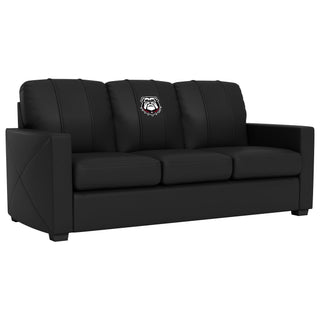 Silver Sofa with Georgia Bulldogs Alternate Logo