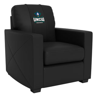 Silver Club Chair with UNC Wilmington Primary Logo