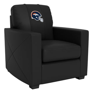 Silver Club Chair with Denver Broncos Helmet Logo