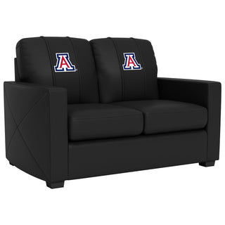 Silver Loveseat with Arizona Wildcats