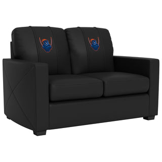 Silver Loveseat with Virginia Cavaliers Alternate Logo