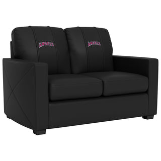 Silver Loveseat with Los Angeles Angels Secondary Logo