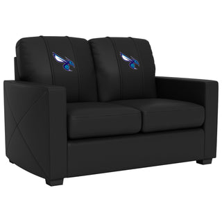 Silver Loveseat with Charlotte Hornets Secondary Logo