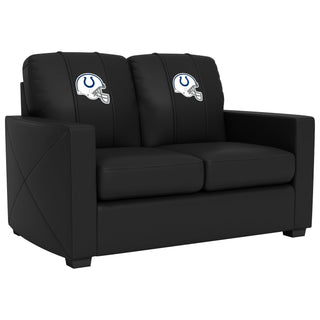 Silver Loveseat with Indianapolis Colts Helmet Logo