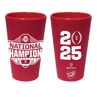 Silicone Pint Glass: Ohio State Buckeyes - 2024 National Champions