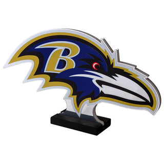 LED Infinity Logo Light: Baltimore Ravens