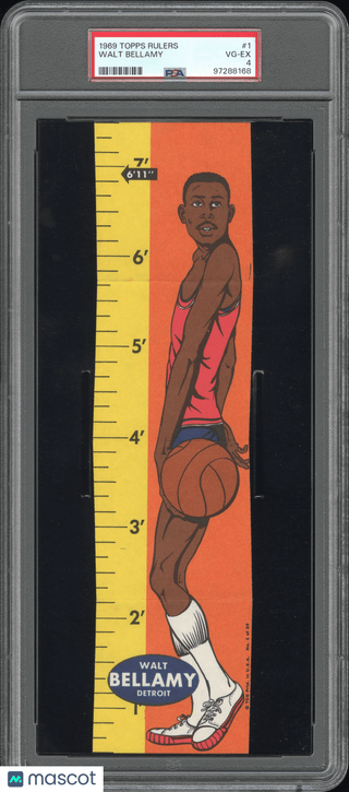 Walt Bellamy 1969 Topps Rulers #1 PSA 4