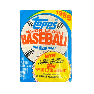 1989 Topps Baseball Pack