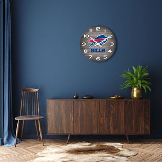 Clock: Buffalo Bills Weathered 16"