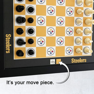 Magnetic Chess Set: Pittsburgh Steelers