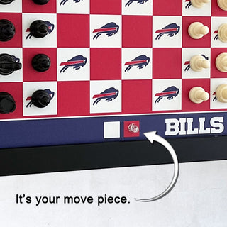 Magnetic Chess Set: Buffalo Bills