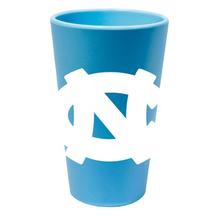 Silicone Pint Glass: North Carolina Tarheels - Blue