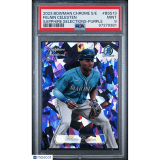 Felnin Celesten 2023 Bowman Chrome Sapphire Edition Sapphire Selections #BSS13 PSA 9