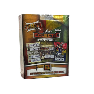 2024 Leaf Eclectic Football Jumbo Hobby Box