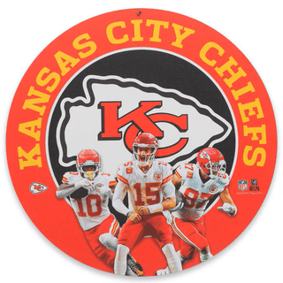 Metal Sign: Kansas City Chiefs