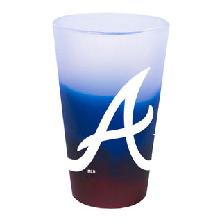 Silicone Pint Glass: Atlanta Braves - Ombre