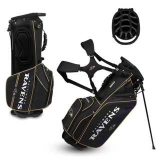 Golf Bag: Baltimore Ravens - Caddie Carry Hybrid