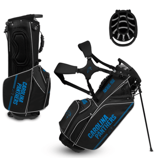 Golf Bag: Carolina Panthers - Caddie Carry Hybrid